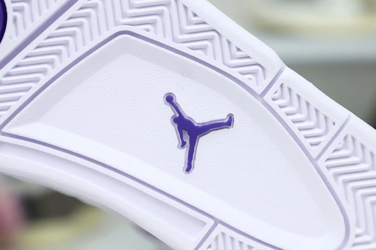 JORDAN AIR METALLIC 4 Kimikick PURPLE 0716